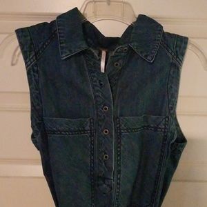 Free People Dresses - Denim shirtdress Free People Dresses - Denim shirtdress